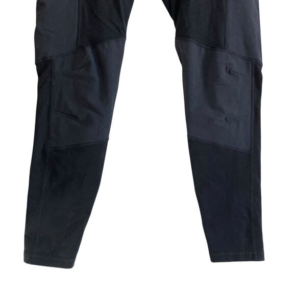 Prana Black Stretch Mid Rise Zip Pocket Athletic Workout Gym Leggings Size XL - Picture 11 of 16